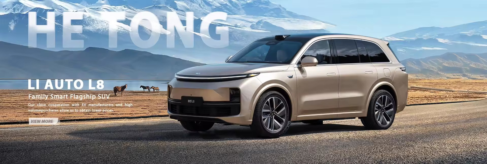 Lixiang Pure Electric Vehicle 330kW Maximum Power and 2570kg Curb Weight for Mobility