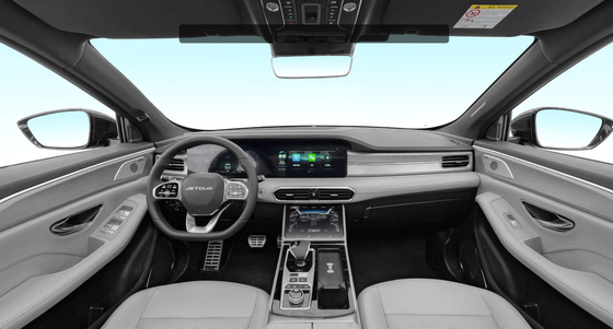 Jetour X90 Plus Бензиновые автомобили и передний барабан Задний барабан Брек-система с максимальной скоростью 180 км/ч