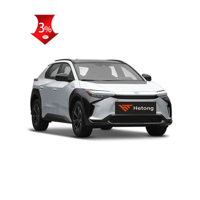 2023 TOYOTA BZ3 Высокая версия конфигурации Электромобиль с дальностью 615 км в красно-синем цвете