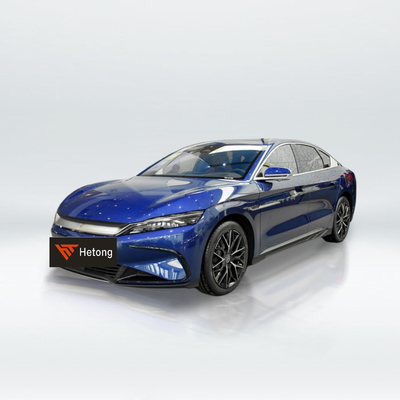 610 км Энергетические транспортные средства BYD Han EV Зеленый 4-дверный электрический седан с максимальной скоростью 185 км / ч